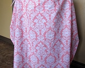 Extra Large Nursing Cover - Michael Miller Dandy Damask Petal