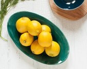 Oval Platter in Emerald