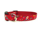 Dog Collar - Bloomsbury in Poppy