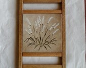 Oak Wheat Tile Hot Plate Wall hanging