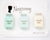 Mason Jar Magnets- Set of 3