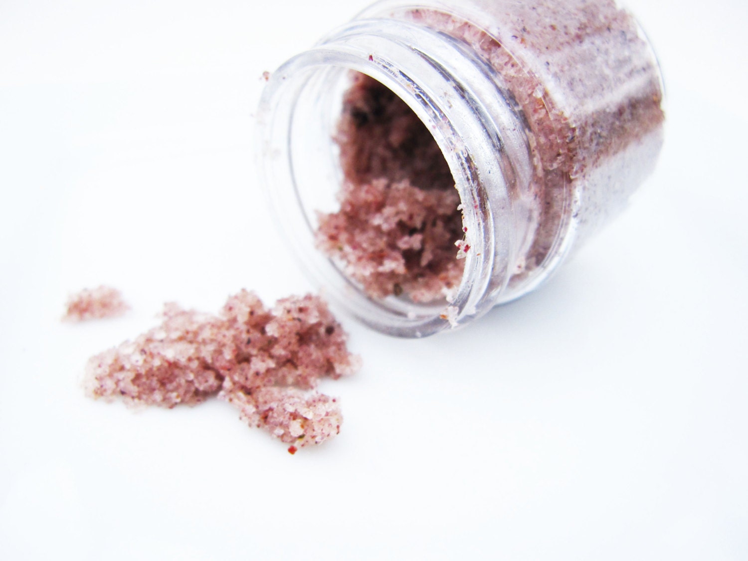 Sea Salt Scrub // Sweet Rose // Organic Handmade Herbal// Moisturizing//Exfoliating Natural Body Polish - Sample 1/2 oz