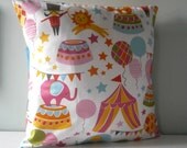 Circus Big Top Animals Pillow / Cushion cover