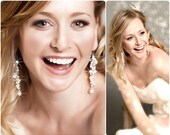 Swarovski Bridal Earrings, Pearl Bridal Earrings, Crystal Wedding Jewelry for the Bride