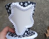 Whimsical Ladies Top Hat - OOAK Puffy Star