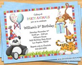 Party Animals Birthday Party Invitation - Printable Il_170x135
