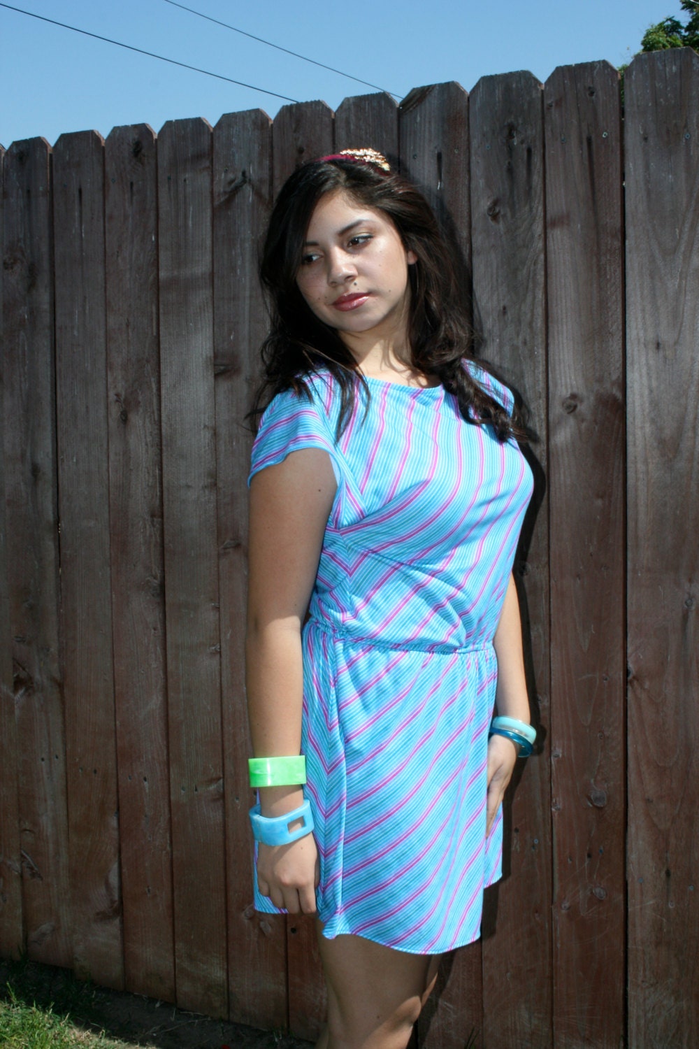 Eighties Jersey mini dress