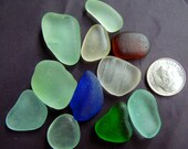 Sea Glass or Beach Glass of HAWAII  QUARTER size for PENDANTS in my Etsy shop SeaGlassFromHawaii