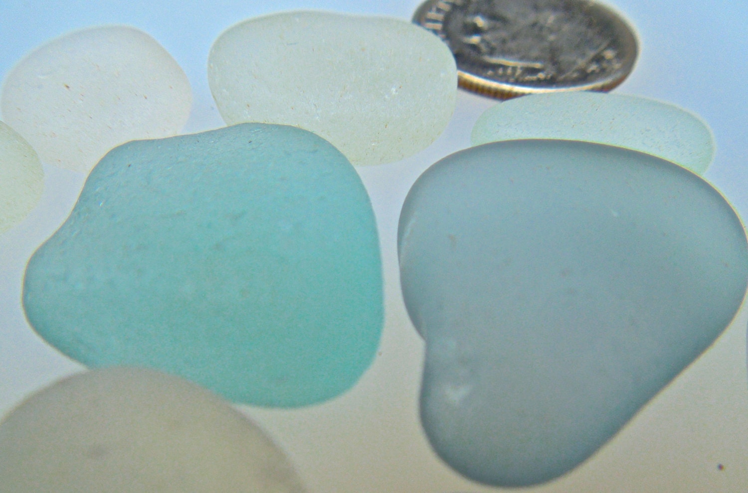 Sea Glass or Beach Glass of Hawaii ICE BLUE   SALE 31 dollars in my Etsy shop SeaGlassFromHawaii
