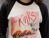 vintage THE KINKS 80s tour T SHIRT medium