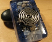 Sodalite and Moonstone Orgone Pendant