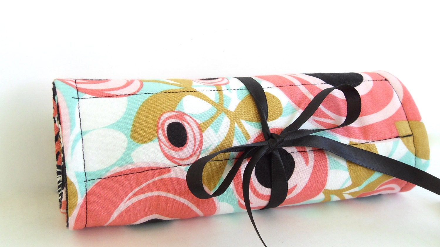 Make up brush roll, bridesmaids gifts, make up brush holder, make up case