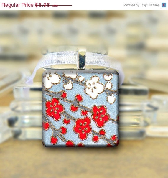 SALE Cherry Blossoms Pendant