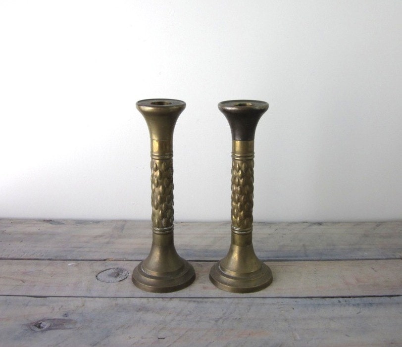 Vintage Brass Candlesticks