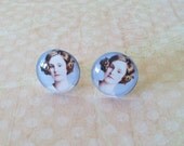 Downton Abbey Lady Edith Stud Earrings