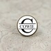 Custom Name Tie Tack, Lapel Pin, Tie Pin, Gift for Men, Wedding