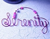 Wire Name Wall Hanging, childrens room decor, wall art