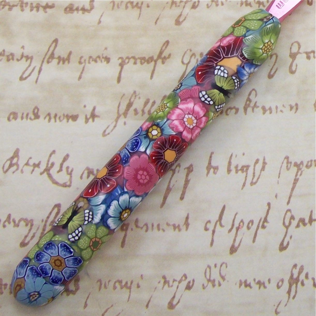 Susan Bates Polymer Clay Covered Crochet Hook, Size 7 /4.5mm
