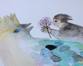 Offering - original water colour illustration