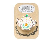 Tea Pot Brooch