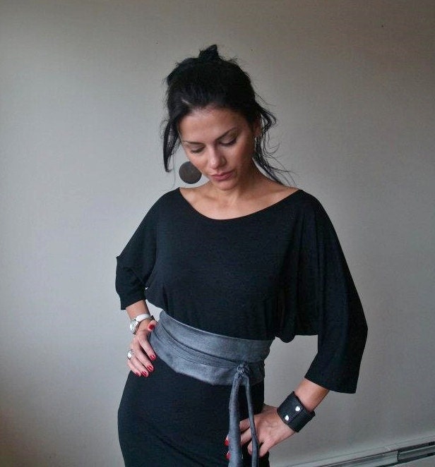 Oversized Black Party Dress - Free US Shipping - Donation to UNICEF - Item MM-DRT13-8B3