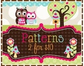 2 Crochet Patterns Savings Pack