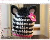 ON SALE Zebra Hat Crochet Pattern - ZOEY & Zane - 102
