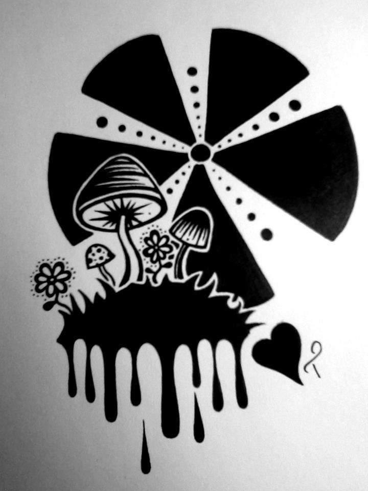 Custom Ink Drawing Black & White Commissioned Artwork GREAT TATTOO Designs