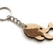 Baby Whale Keychain . Sea Creatures . Free Shipping - Sustainable Red Maple Wood . Timber Green Woods