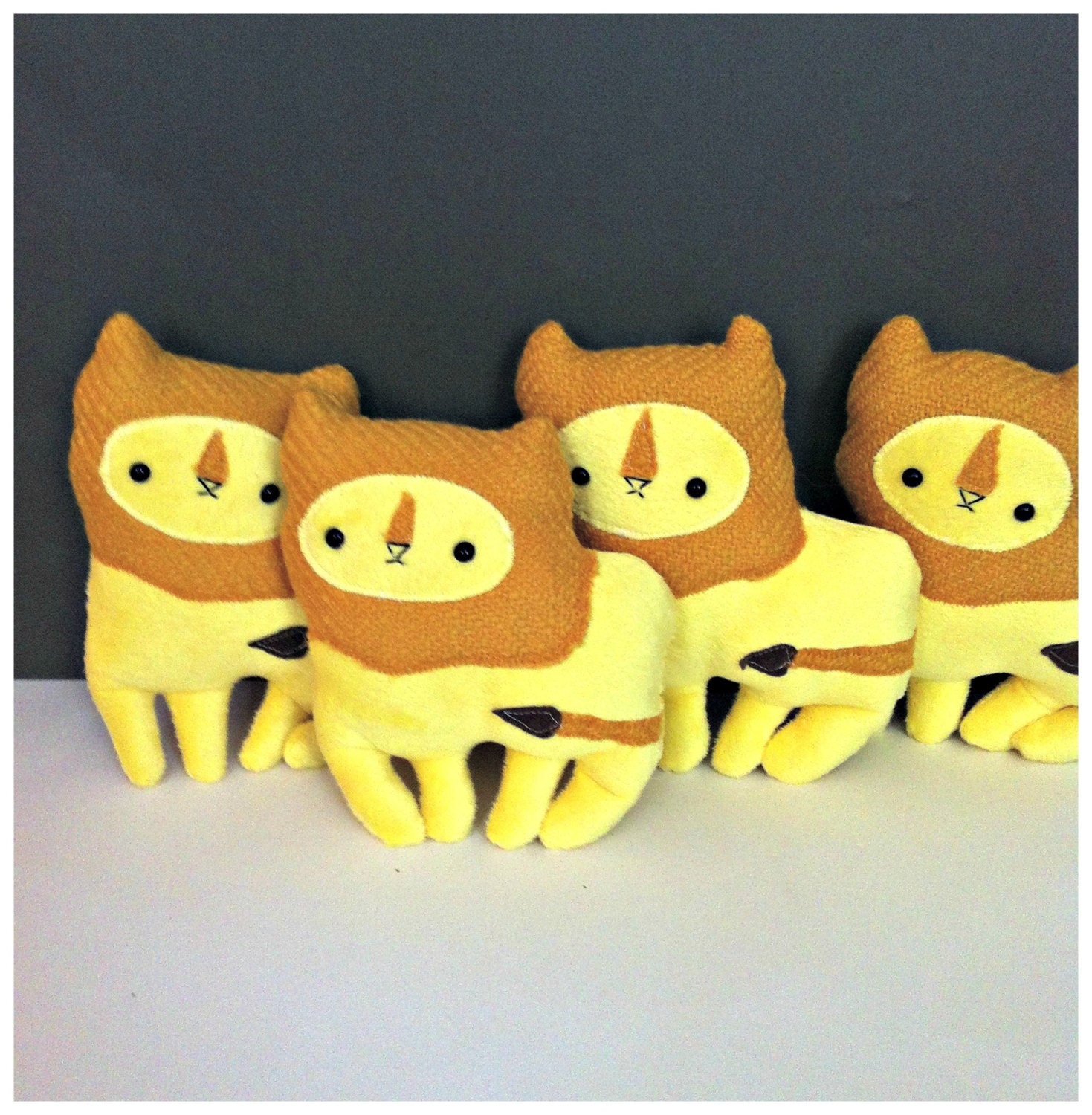 Stuffed Lion Plush Toy - Nursery or Boys Room Decor