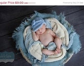 ON SALE Newborn Photo Prop Burlap Blanket Layering Photography Prop Basket Filler Basket Stuffer Mini Blanket