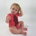 Be the Bear Organic Baby Onesie in Pomegranate Pink