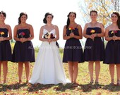 The Candace Bouquet for Bridesmaids - Custom - Felt - Wildflower - Funky -