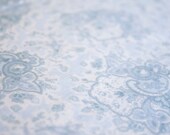Quilter's Collectibles September Light Blue Paisley Floral 1 yard