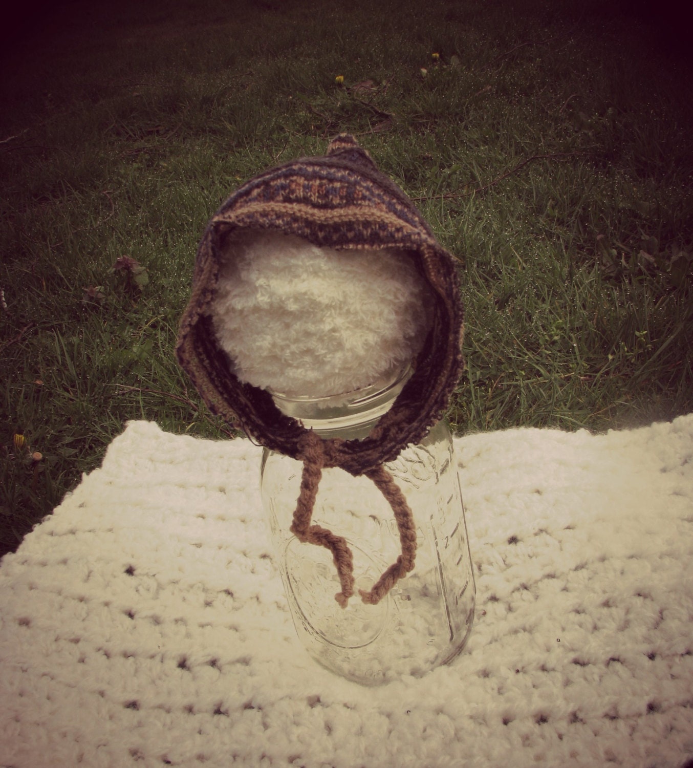 Upcycled Bonnet/Hood RTS OOAK