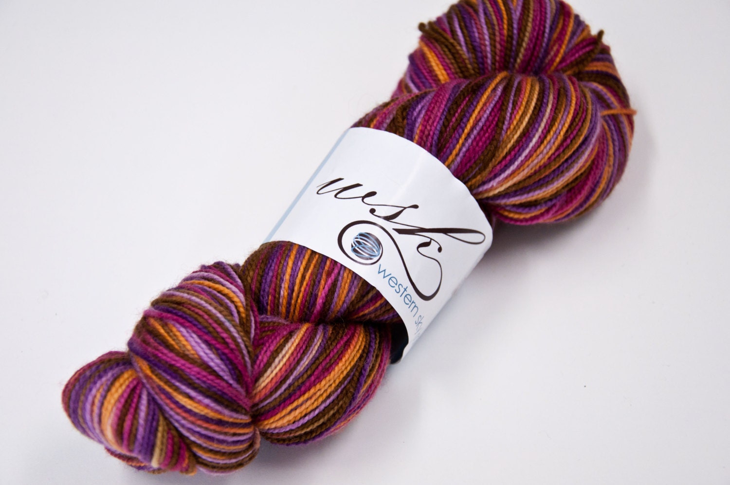 Aspen Sock with Nylon Yarn Superwash Merino/Nylon 80/20 in "Lucy"