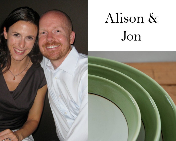 Nesting Bowls for Alison and Jon