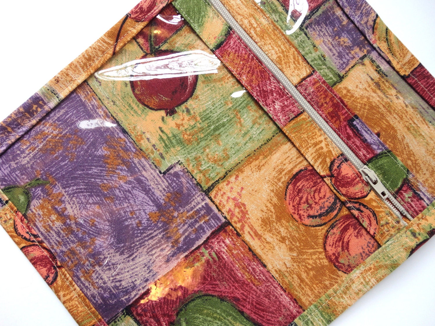 Small Jewelry  Zippered Bag Vinyl Organizer Pouch