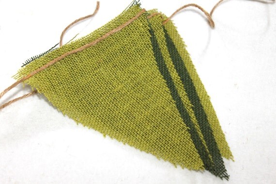 Burlap Bunting - Lucky Il_570xn