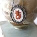 Mr. Fox- hand embroidered jewelry, woodland, vintage style necklace