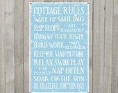 Cottage Rules Print