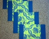 Monogrammed Place Mats - Choose Your Own Fabric