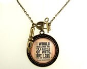William Shakespeare Necklace Literary Quote Necklace Great Literary Quotes Literary Jewellery UK