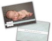 ON SALE INSTANT Download -  Thank you Card Template for Photographers - 0778