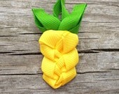 Pineapple Ribbon Sculpture Hair Clip - Toddler Hair Bows - Girls Hair Accessories... Free Shipping Promo