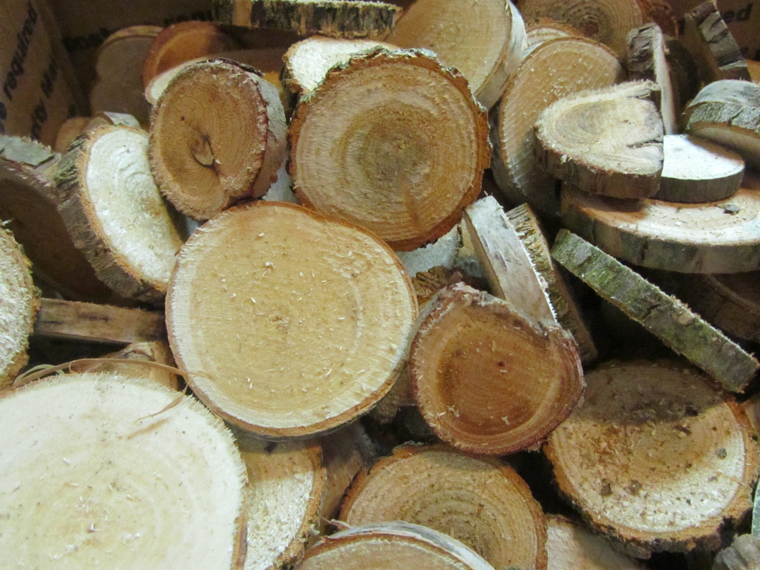 200 Mixed Wood Blanks/Slices. 1.25 To 2.25 Inches Wide.