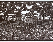 London Cityscape laser cut reproduction
