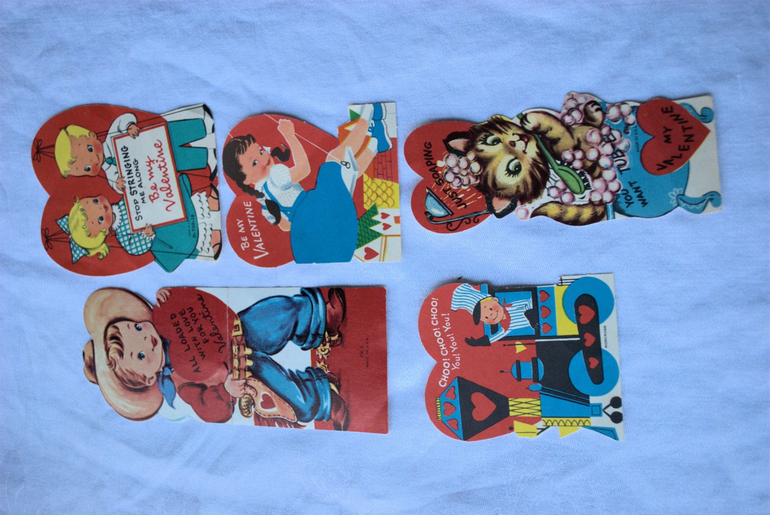 VinTaGe ValenTiNes day cards perfect for collage, collecting or giving