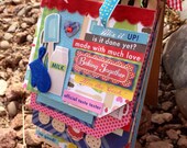 Premade Mini Scrapbook Album "Baking Together"