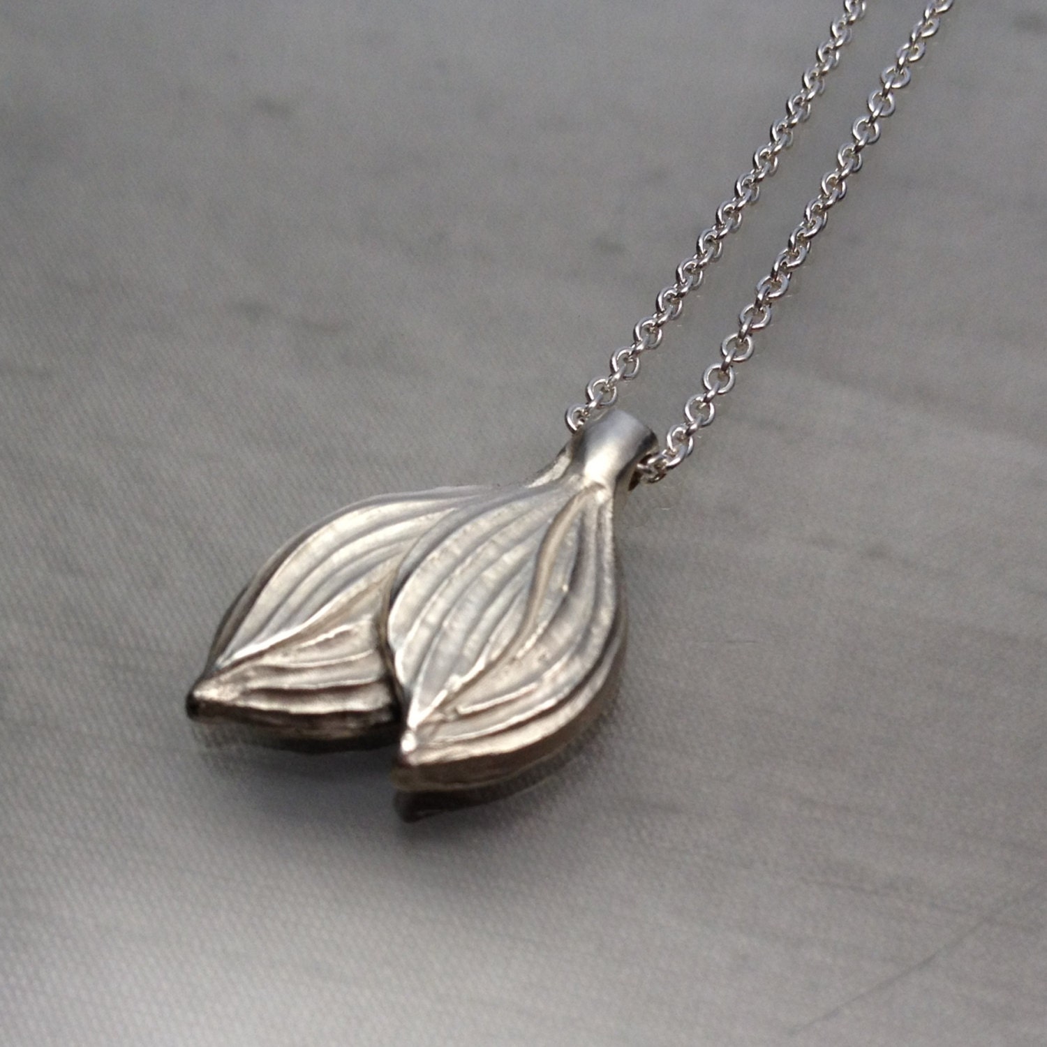 Hosta Leaves Pendant